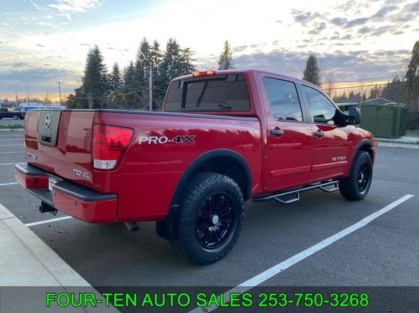 2011 NISSAN TITAN 4x4 4WD PRO-4X TRUCK LOW MILES 4WD OFF ROAD for sale in Bonney Lake, WA – photo 3