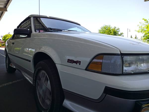 Rare 1989 Chevy Z24 Convertible 69k Miles Like New Inside & for sale in Lincoln, CA – photo 10