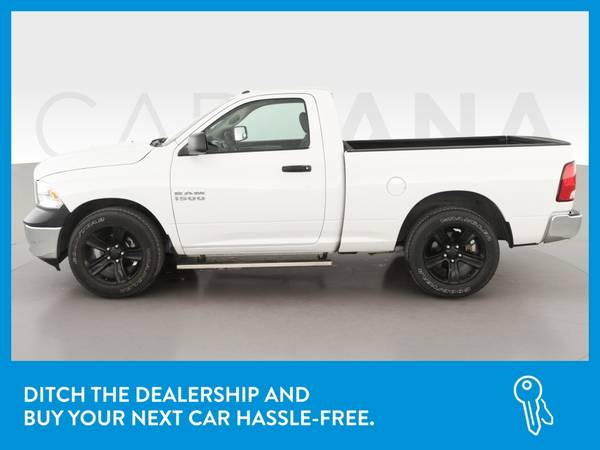2017 Ram 1500 Regular Cab Tradesman Pickup 2D 6 1/3 ft pickup White for sale in Cleveland, OK – photo 4