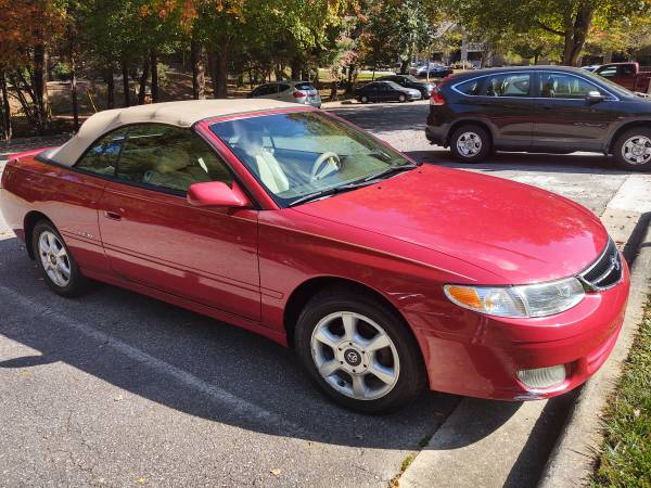 2001 Toyota Solara Convertible - cars & trucks - by owner - vehicle... for sale in Asheville, NC – photo 8