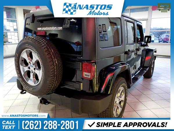 2017 Jeep Wrangler Unlimited FOR ONLY 462/mo! - - by for sale in Kenosha, WI – photo 8