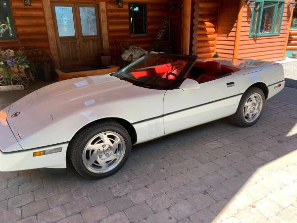 1990 Corvette Convertible W/Hardtop 07830 Original Miles - cars & for sale in Silverdale, WA