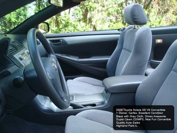 2008 Toyota Camry Solara SE Convertible - - by dealer for sale in Highland Park, IL – photo 15