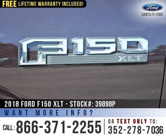 *** 2018 FORD F150 XLT 4WD *** Cruise Control - SYNC - Camera for sale in Alachua, GA – photo 10