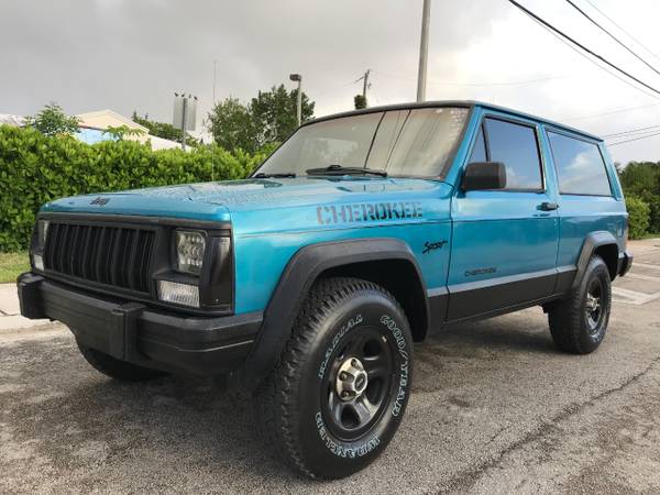 1993 Jeep Cherokee Sport 2-Door 4WD for sale in Hollywood, FL