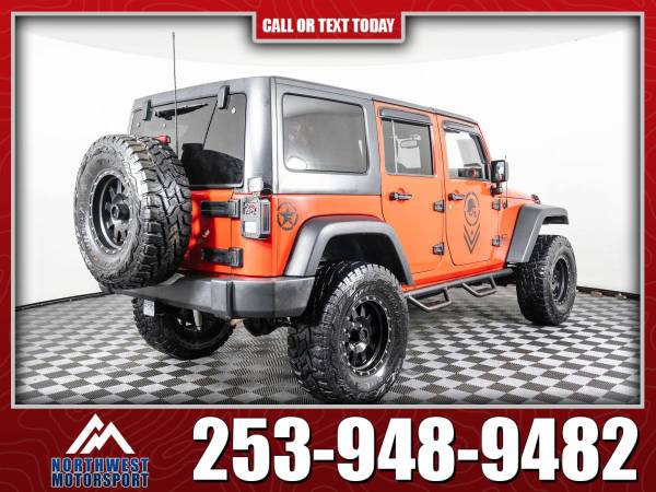 Lifted 2015 Jeep Wrangler Unlimited Rubicon 4x4 for sale in PUYALLUP, WA – photo 4