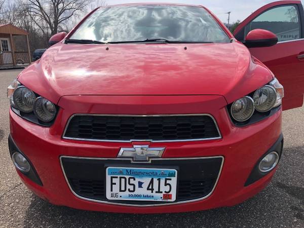 2015 Chevrolet Sonic LTZ Clean and ready to roll with a sporty for sale in Stockholm, MN – photo 4
