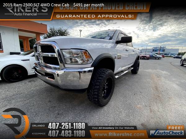 $650/mo - 2018 Ram 3500 Lone StarCrew Cab - 100 Approved! - cars &... for sale in Kissimmee, FL – photo 15