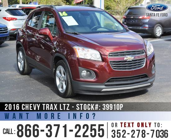 2016 CHEVY TRAX LTZ *** Cruise, Onstar, Leather Seats, BOSE Audio*** for sale in Alachua, FL