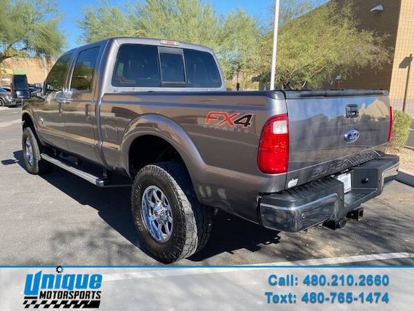 LEVELED 2012 FORD F-250 CREW CAB LARIAT 4X4 FX4 OFFROAD SHORTBED 6.7... for sale in Tempe, NM – photo 4