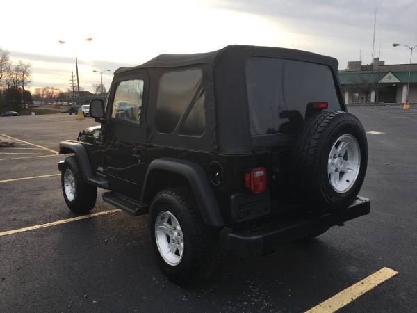 2004 Jeep Wrangler 4.0 5 speed - cars & trucks - by owner - vehicle... for sale in Bedford, IN – photo 2