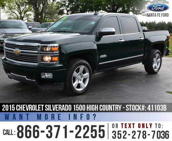 2015 Chevy Silverado 1500 High Country Leather Seats for sale in Alachua, FL – photo 3