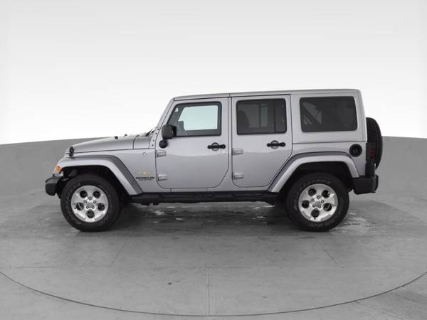 2014 Jeep Wrangler Unlimited Sahara Sport Utility 4D suv Gray - -... for sale in Chaska, MN – photo 5