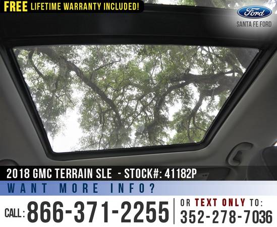 2018 GMC TERRAIN SLE Cruise Control - Touchscreen - Camera for sale in Alachua, GA – photo 18