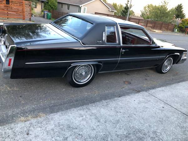 1979 Cadillac coupe DeVille black runs and drives for sale in Seattle, WA – photo 5