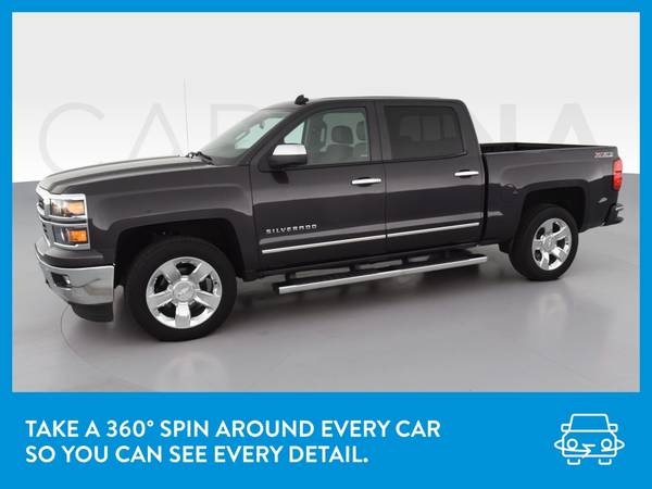 2014 Chevy Chevrolet Silverado 1500 Crew Cab LTZ Pickup 4D 6 1/2 ft for sale in QUINCY, MA – photo 3