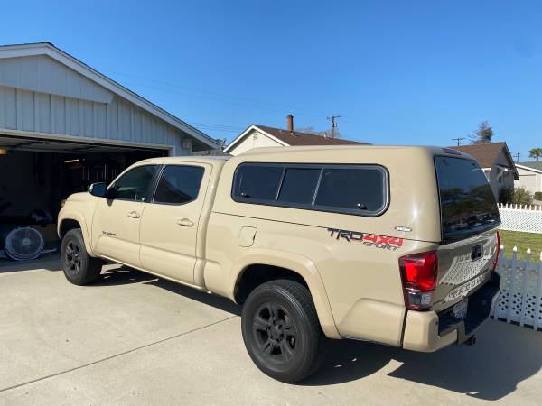 2019 toyota tacoma TRD Sport 4x4 long bed with snugtop campershell for sale in Ventura, CA – photo 5