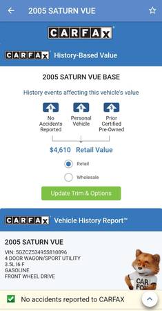 2005 Saturn VUE SPORT 4x4 Sunroof Automatic Low Mileage 88k ONLY for sale in Harrisonburg, VA – photo 22