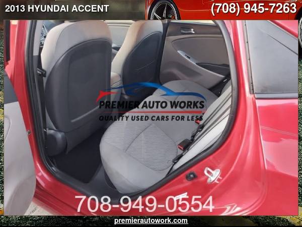 2013 HYUNDAI ACCENT GLS - cars & trucks - by dealer - vehicle... for sale in Alsip, IL – photo 12