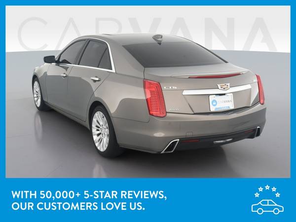 2017 Caddy Cadillac CTS 3 6 Premium Luxury Sedan 4D sedan Gold for sale in Indianapolis, IN – photo 6