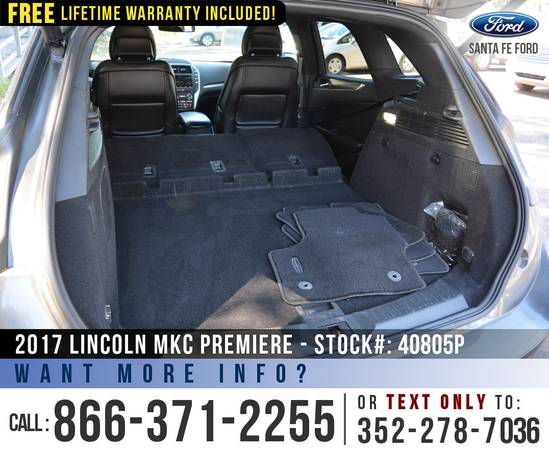 *** 2017 LINCOLN MKC PREMIERE *** Remote Start - Leather Seats... for sale in Alachua, GA – photo 17