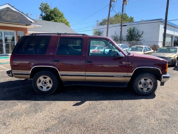 MAROON 1999 GMC YUKON for $400 Down for sale in 79412, TX – photo 9