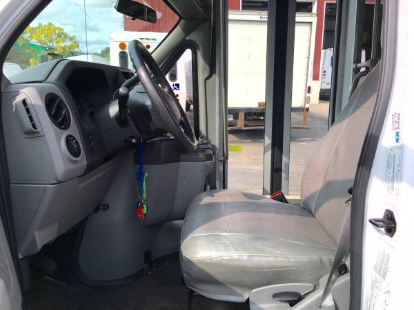2012 FORD E-350 12 PASS SHUTTLE BUS WHEELCHAIR HANDICAP VAN LOW... for sale in Enfield, MA – photo 10