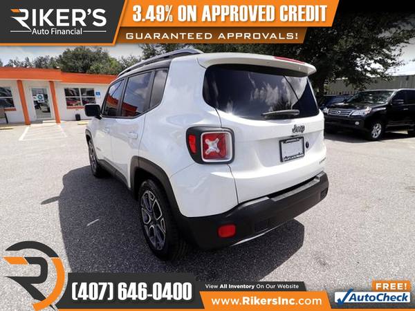 $182/mo - 2016 Jeep Renegade Limited - 100 Approved! - cars & trucks... for sale in Kissimmee, FL – photo 12