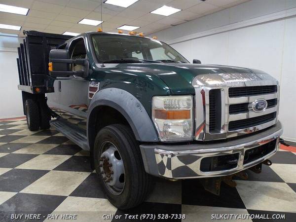 2008 Ford F-450 SD XLT 4x4 4dr Crew Cab Dump STAKE Diesel F-Series for sale in Paterson, PA – photo 3