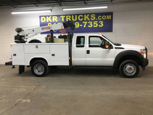 2014 Ford F-450 Super Cab 4X4 V10 Utility Bed Service Body W/Crane for sale in Other, AL