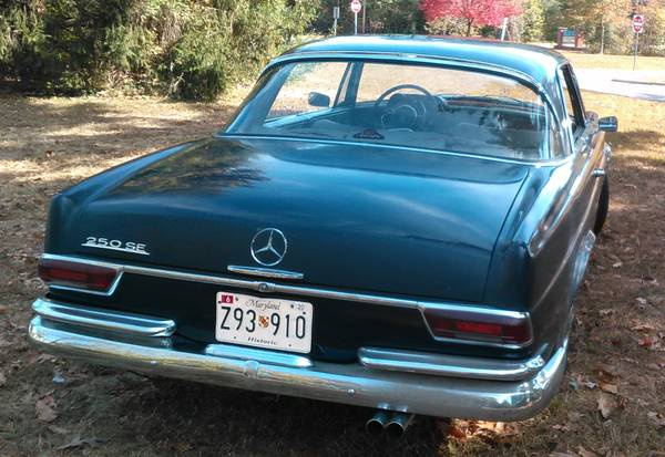1967 Mercedes 250SE Coupe for sale in Annapolis, District Of Columbia – photo 3