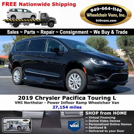 2019 Chrysler Pacifica Touring L Wheelchair Van VMI Northstar - Pow... for sale in LAGUNA HILLS, OR – photo 4
