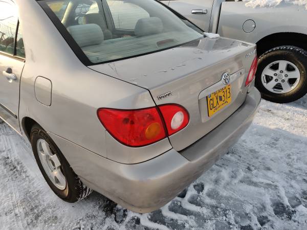 2004 Toyota Corolla runs exc new blizzak tires 40 mpg clean title -... for sale in Anchorage, AK – photo 2