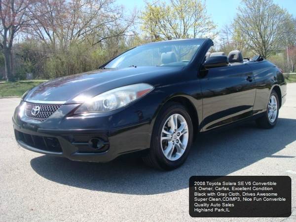 2008 Toyota Camry Solara SE Convertible - - by dealer for sale in Highland Park, IL – photo 17