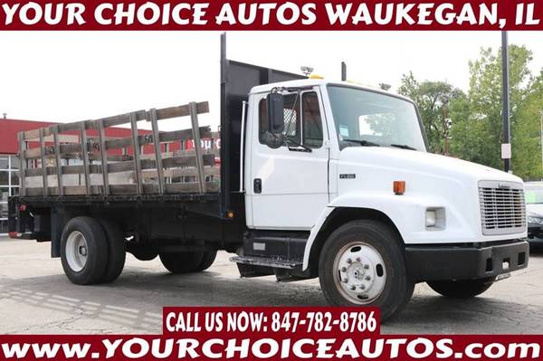 2000 FREIGHTLINER FL60 FLAT BED DIESEL TRUCK DRW GOOD TIRES F56484 -... for sale in WAUKEGAN, IL – photo 3