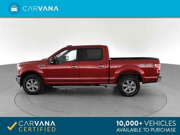 2018 Ford F150 SuperCrew Cab XL Pickup 4D 5 1/2 ft pickup Dk. Red - for sale in Eaton Rapids, MI – photo 7