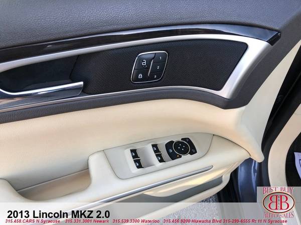 2013 LINCOLN MKZ 2.0! TOUCH SCREEN! LEATHER! BACK UP CAM! FINANCING!!! for sale in N SYRACUSE, NY – photo 13