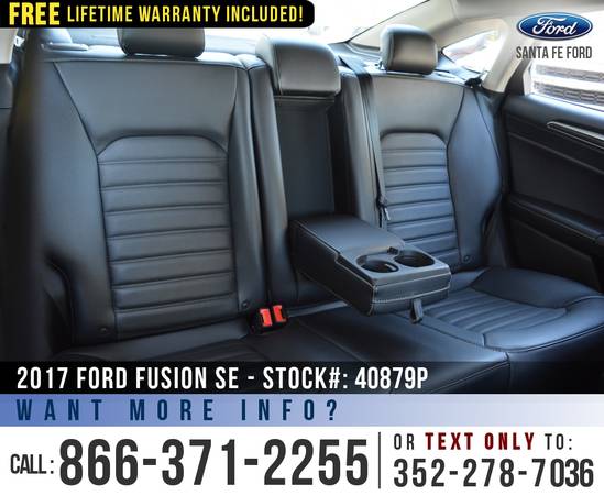 *** 2017 FORD FUSION SE *** Backup Camera - Ecoboost - Bluetooth -... for sale in Alachua, FL – photo 21