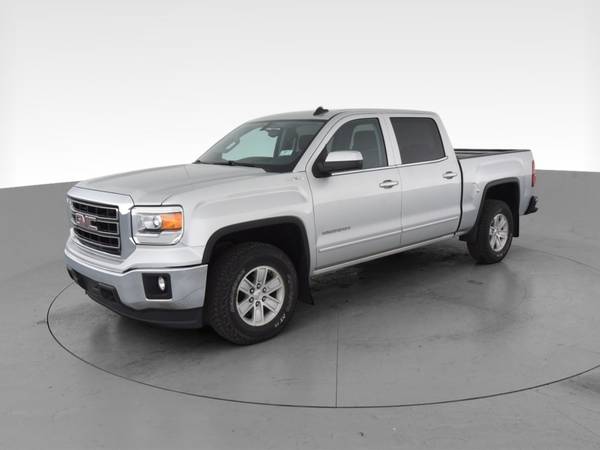 2015 GMC Sierra 1500 Crew Cab SLE Pickup 4D 6 1/2 ft pickup Silver -... for sale in South Bend, IN – photo 3