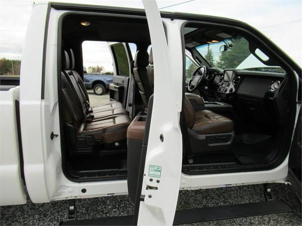 2015 FORD F250 SUPER DUTY PLATINUM, White APPLY ONLINE->... for sale in Summerfield, NC – photo 4