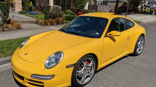 2006 Porsche 911 Carrera S Speed Yellow for sale in Seattle, WA – photo 3