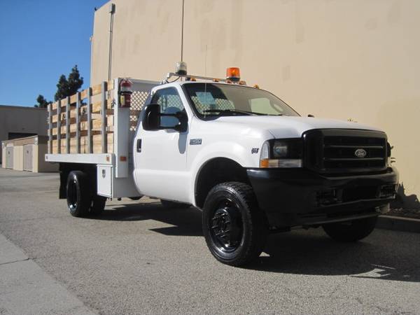 Ford F-450 F450 4X4 12′ Stake Bed Flatbed Stakebed Flat Bed F550 4WD for sale in Signal Hill, OR