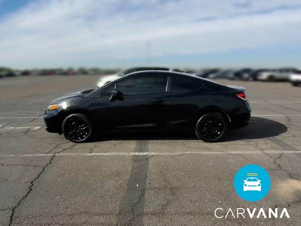 2014 Honda Civic LX Coupe 2D coupe Black - FINANCE ONLINE - cars &... for sale in Chico, CA – photo 5