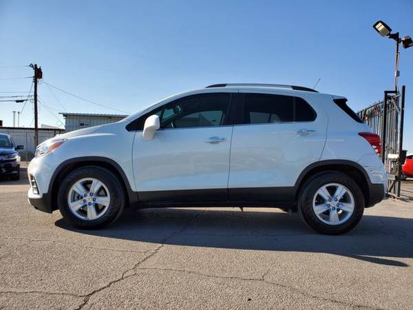2019 Chevy Chevrolet Trax LT Sport Utility 4D suv WHITE - cars &... for sale in El Paso, TX – photo 4
