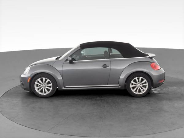 2014 VW Volkswagen Beetle TDI Convertible 2D Convertible Gray - -... for sale in South Bend, IN – photo 5
