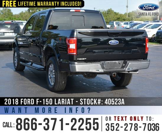 2018 Ford F150 Lariat 4WD *** Leather Seats, SYNC, Touchscreen *** -... for sale in Alachua, FL – photo 5