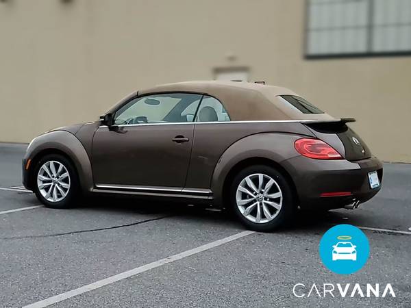 2014 VW Volkswagen Beetle TDI Convertible 2D Convertible Brown - -... for sale in Saint Paul, MN – photo 6