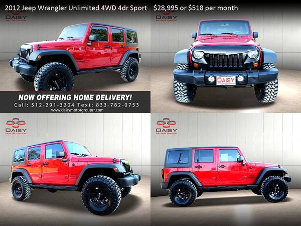 2010 Jeep Wrangler Unlimited 4WDSport 4 WDSport 4-WDSport for only for sale in Round Rock, TX – photo 16