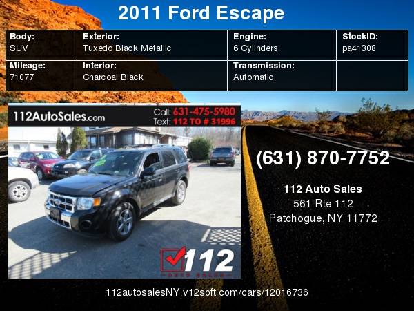 2011 Ford Escape FWD 4dr Limited for sale in Patchogue, NY – photo 24