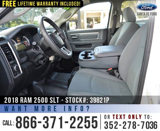 *** 2018 RAM 2500 SLT 4WD *** Tinted Windows - Camera - SiriusXM for sale in Alachua, GA – photo 13